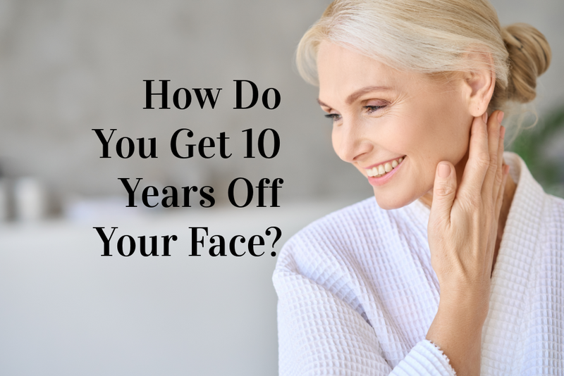 How Do You Get 10 Years Off Your Face? With Airbrush Makeup 😉