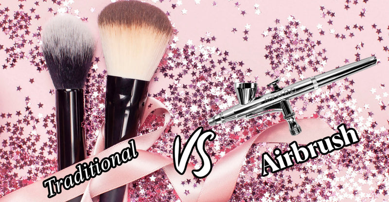 traditional makeup foundation vs airbrush makeup