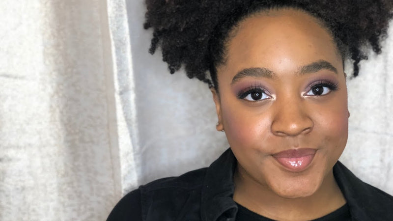 Romantic Purple Valentine's Date Night Look