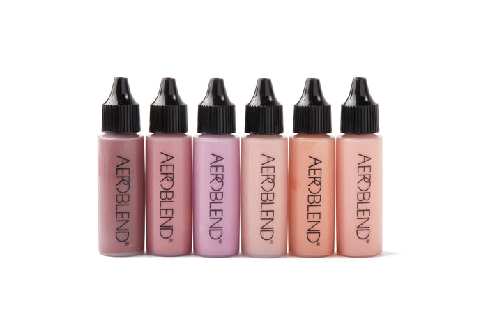 Airbrush Blush Set: 6 Full Size 15ml/.5 oz