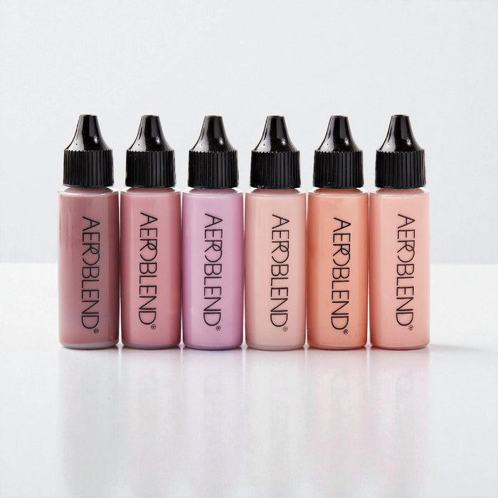 Airbrush Blush Set: 6 Full Size 15ml/.5 oz