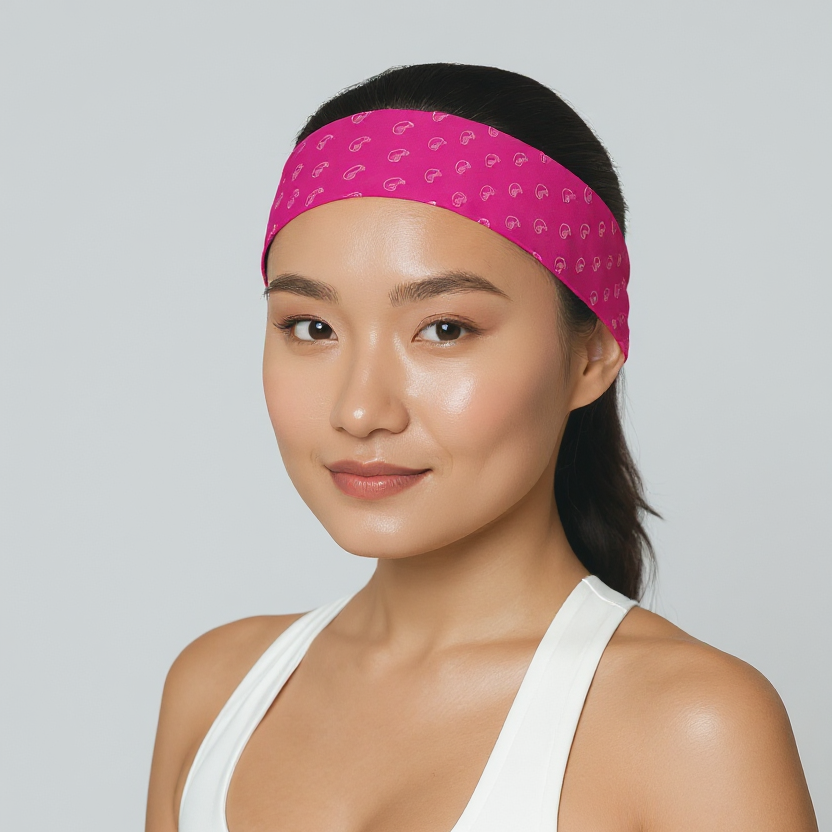 Fuschia aeroblend headband