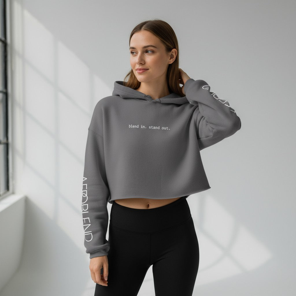 Aeroblend Cropped Hoodie | Blend In. Stand Out.
