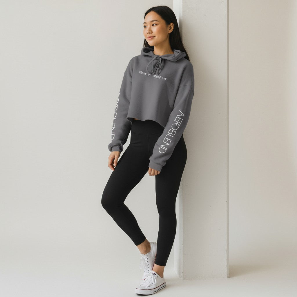 Aeroblend Cropped Hoodie | Blend In. Stand Out.