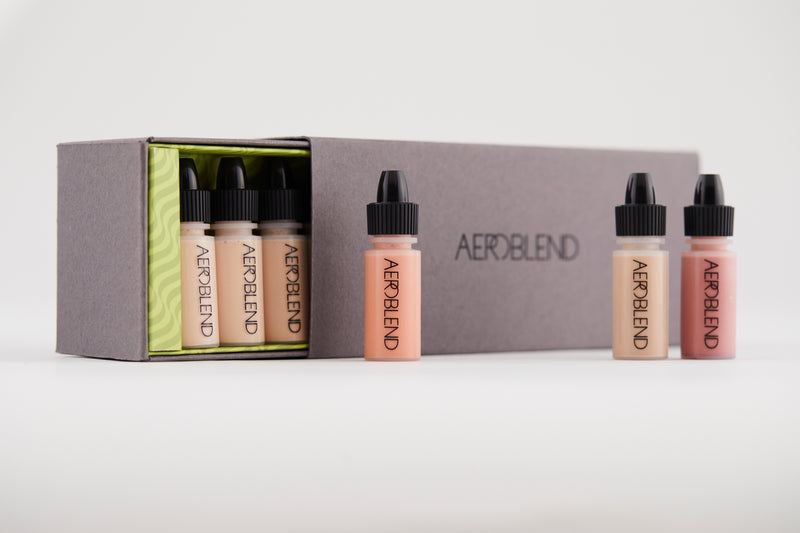 Aeroblend Airbrush Mini Set : Collection complète de 24 pièces