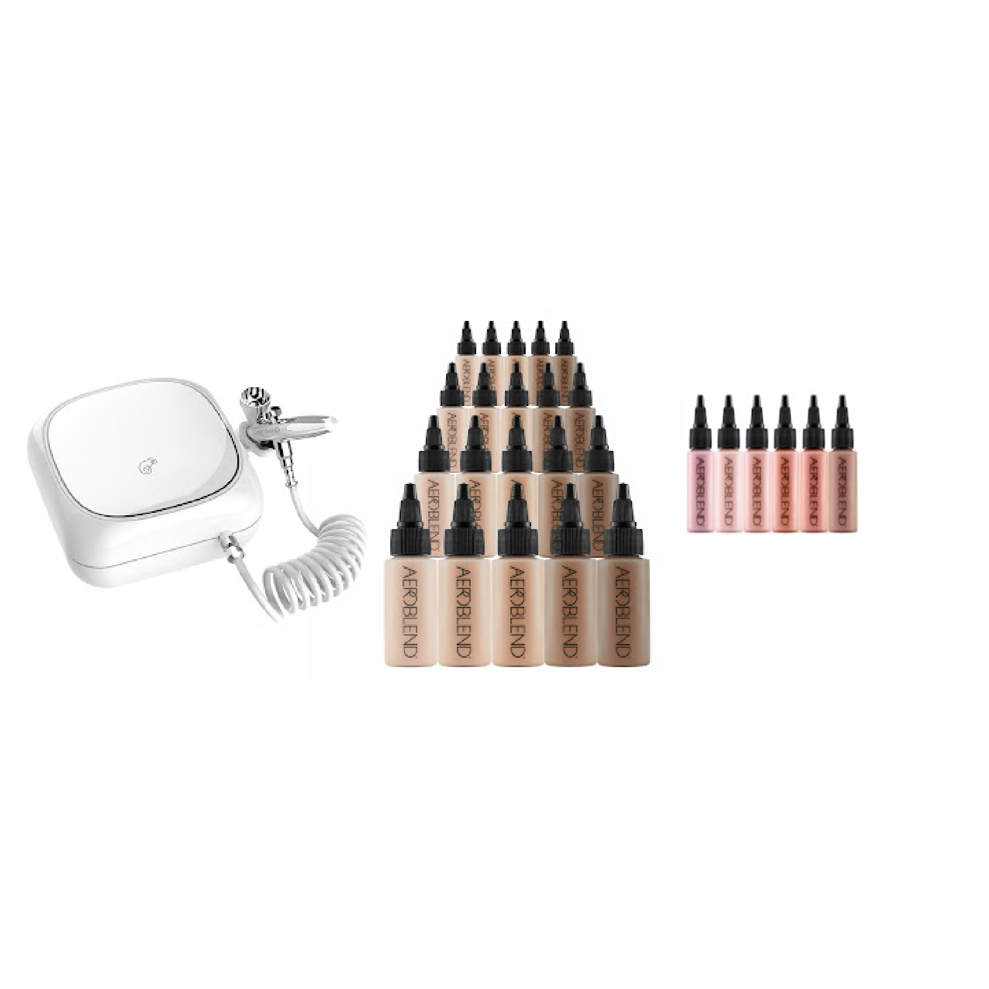 Aeroblend Airbrush Foundation – 30 Ml, Wasserbasiert, Für Alle Hauttypen, HD-tauglich